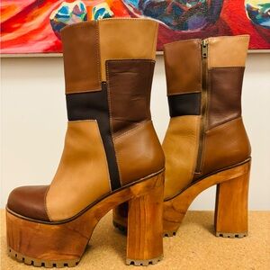 Steve Madden Tonic Patchwork Platforms